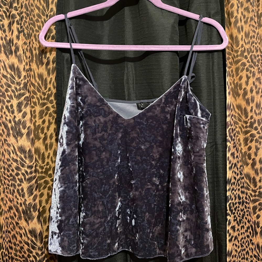 Womens Velvet Cami
